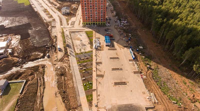Саларьево Парк ход строительства корпус 1 дата съемки 30.09.2018