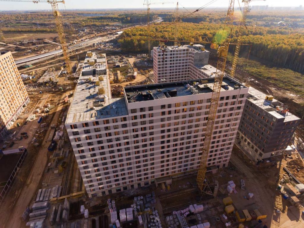 Саларьево Парк ход строительства корпус 14.1 дата съемки 14.10.2018