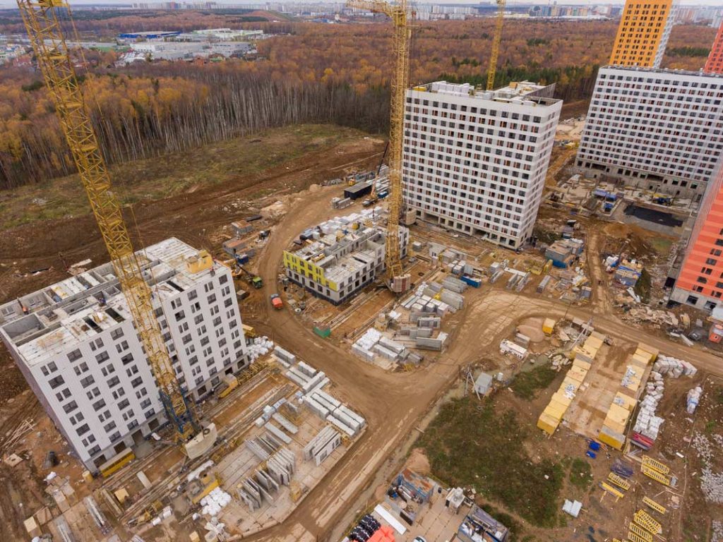 Саларьево Парк ход строительства корпус 15 дата съемки 27.10.2018