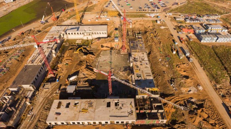 Саларьево Парк ход строительства корпус 18.2 дата съемки 14.10.2018