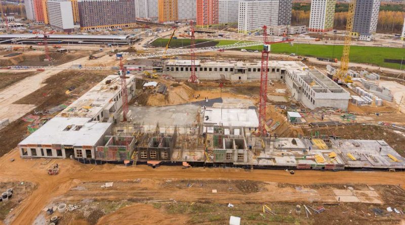 Саларьево Парк ход строительства корпус 18.2 дата съемки 27.10.2018