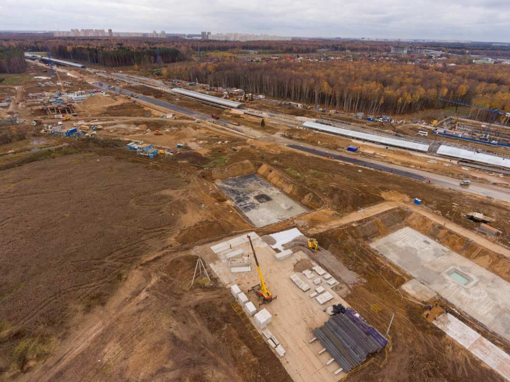 Саларьево Парк ход строительства корпус 23 дата съемки 27.10.2018