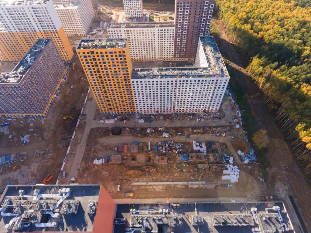 Саларьево Парк ход строительства корпус 7.1 дата съемки 14.10.2018
