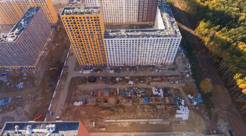 Саларьево Парк ход строительства корпус 7.1 дата съемки 14.10.2018