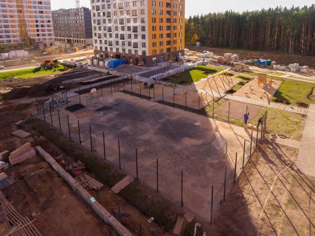 Саларьево Парк ход строительства корпус 9 дата съемки 14.10.2018