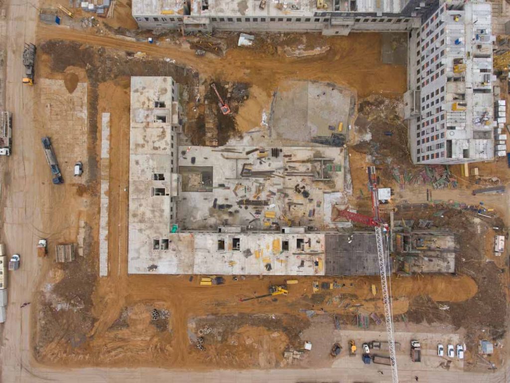 Саларьево Парк ход строительства корпус 18 строение 2 дата съемки 20.11.2018