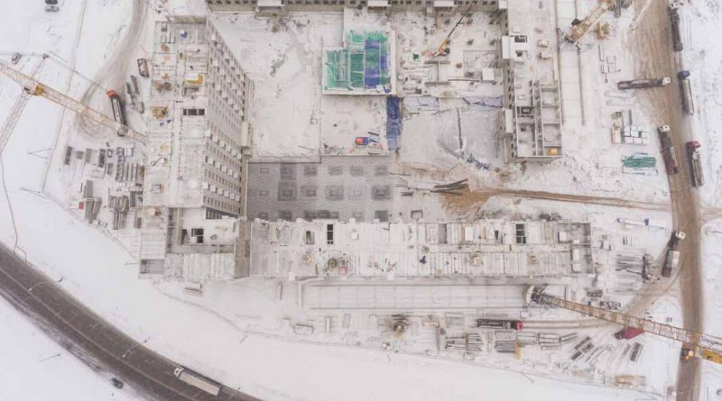 Саларьево Парк ход строительства корпус 18.1 дата съемки 20.12.2018