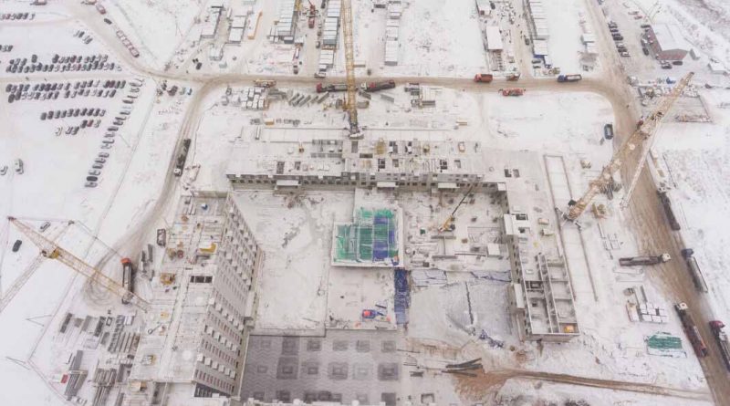 Саларьево Парк ход строительства корпус 18.2 дата съемки 20.12.2018