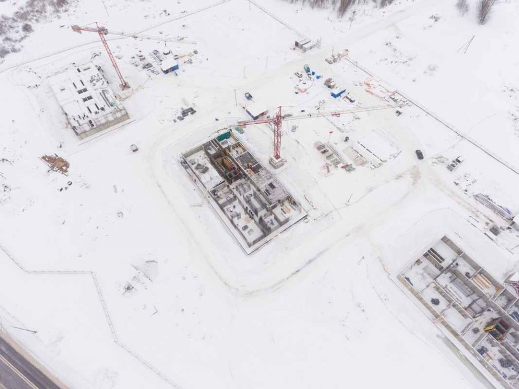 Саларьево Парк ход строительства корпус 22 дата съемки 14.01.2019