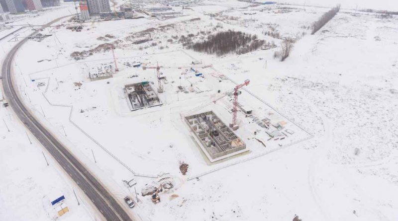 Саларьево Парк ход строительства корпус 23 дата съемки 14.01.2019