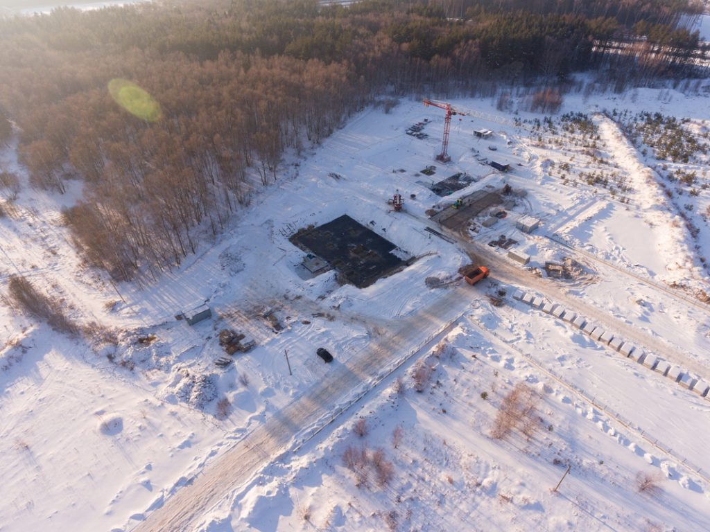 Саларьево Парк ход строительства корпус 24 и 25 дата съемки 23.01.2019