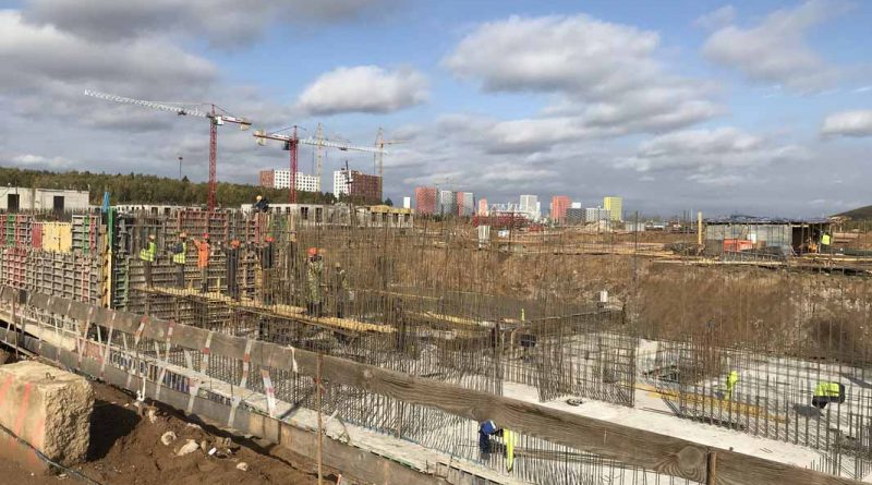 Саларьево парк ход строительства 41 корпус октябрь 2019 года