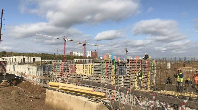 Саларьево парк ход строительства 41 корпус октябрь 2019 года