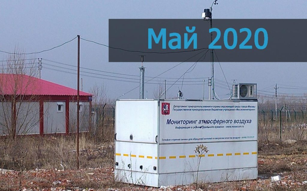 полигон ТБО Саларьево май 2020 года